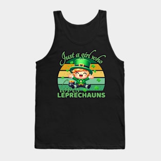 Just A Girl Who Loves Leprechauns Tank Top